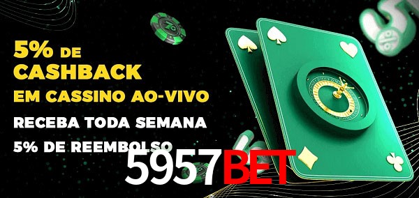 Promoções do cassino ao Vivo 5957bet